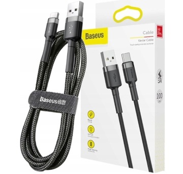 Baseus kabel USB-C, szybkie ładowanie, typ C, 1m