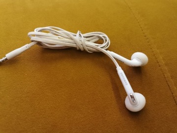 Oryginalne słuchawki Samsung Jack + pilot - białe
