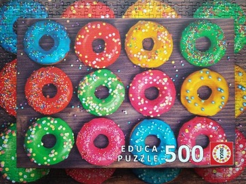 Puzzle 500 Educa Donuts