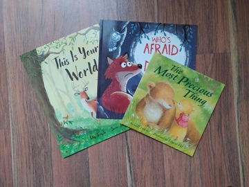 Nowy komplet 3 książek anglojęzycznych dla dzieci