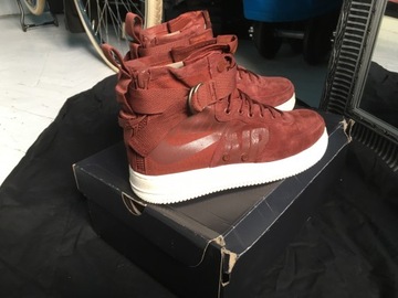 Nike Air Force SF AF1 MID Pueblo Brown New Rare 43