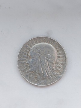 Srebrna moneta 5zł Głowa Kobiety 1934r 