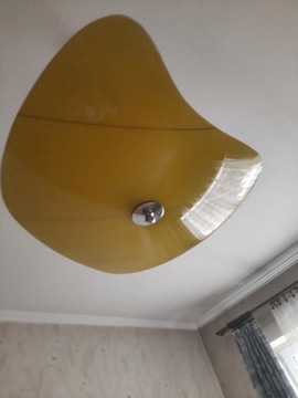 Lampa parasolka vintage lata 60-te żółta