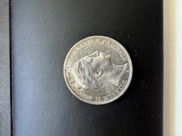 Srebrna Moneta 3 Marki Wilhelm II.