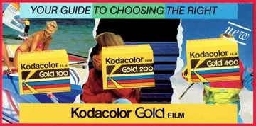 KODACOLOR Gold FILM - folder / katalog 1996