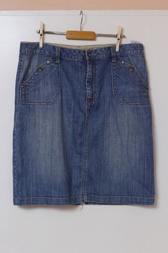 flash jeans 40 spódniczka mini indygo blue