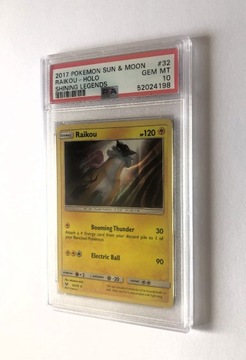 PSA 10 Pokemon Raikou Holo Shining Legends 32/73