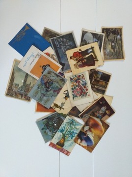 Stare pocztówki dźwiękowe ponad 20 sztuk