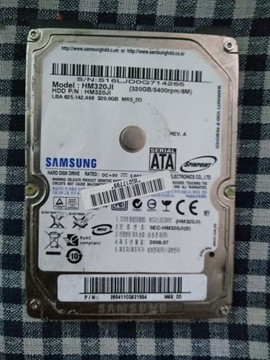 Dysk Twardy 2,5 ATA Samsung 320GB