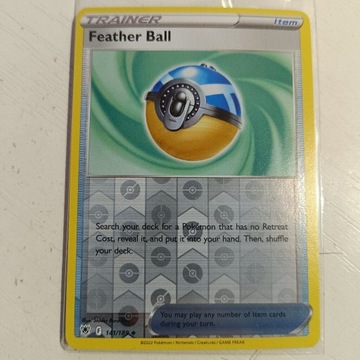Karta pokemon Feather Ball 141/189 Reverse Holo