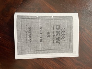 DKW KS200 katalog części
