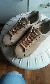 Buty tampki creepers jak puma riri rihanna nude 39