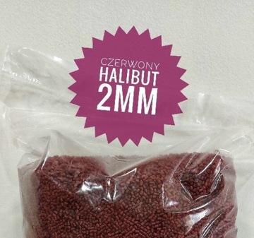 Pellet czerwony halibut 2mm 2kg