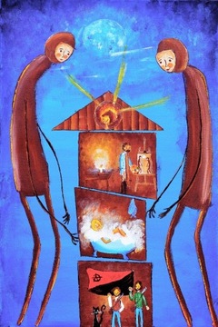 Obraz "Opiekuńcy z Planety Boddhisattvów"