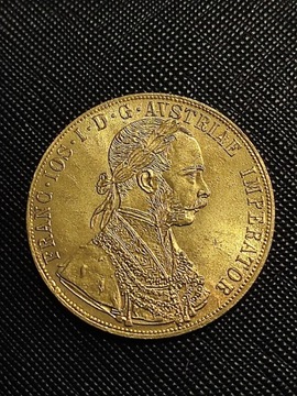 Dukaty Austria Węgry czworak 1876 Stara moneta wykopki monet