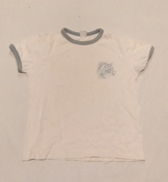 Biała Koszulka Dziecięca- Używana, Rozmiar 98