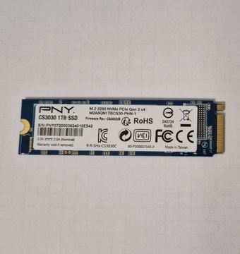 PNY XLR8 CS3030 1TB M2 NVMe PCIe