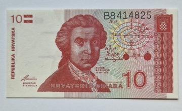 Chorwacja 10 Dinarów 1991r.oryginał