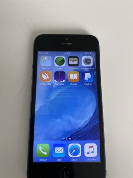 Iphone 5, 16 gb czarny