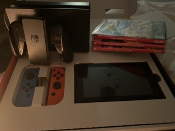 Nintendo Switch + 3 gry