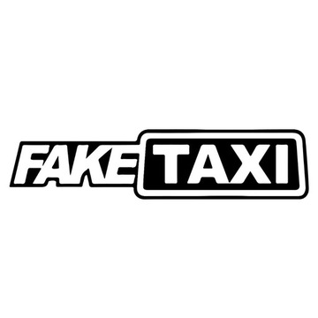 Naklejka na auto FAKE TAXI wodoodporna 