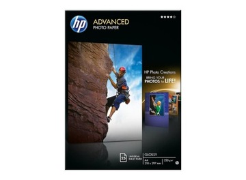 HP ADVANCED PHOTO PAPER 25 szt. błysk 13x18 PROMO