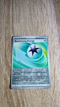 Karta pokemon Boomerang Energy reverse TWM 