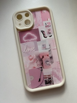 NOWE Etui na telefon iPhone 14 love pink