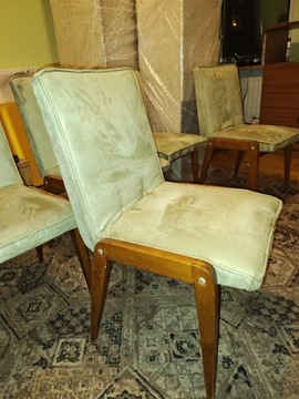 Sprzedam 6 krzeseł z PRL-u vintage oldschool 