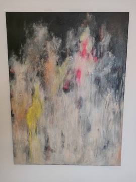 Obraz abstrakcja "Smoke" akryl