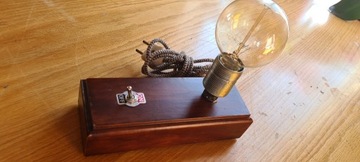 Ozdobna stylowa lampa Edisona hand made