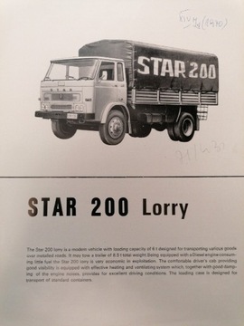STAR 200 [1970]  samochód ciężarowy - PRL