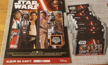 Star Wars Przebudzenie mocy Karty i album Unikat 