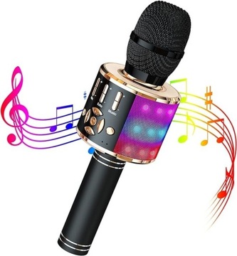 Mikrofon do karaoke 5 w 1 zmieniacz głosu