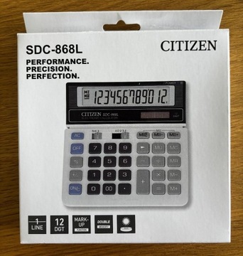 Kalkulator biurowy Citizen SDC868L