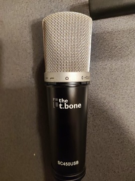 Mikrofon t.bone SC450 USB ze statywem i osłoną