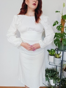 Sukienka XL biała z metką 