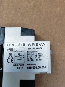 Przekaźnik czasowy RTX-210 Schneider / Areva  