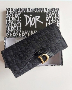 Portfel Dior czarny 