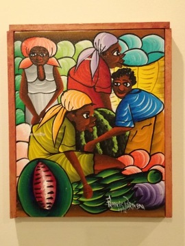 S.J. Paraison obraz olejny na płótnie Haiti