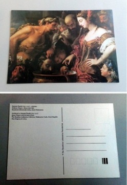Pocztówka - malarstwo włoskie Barok - A. Zanchi
