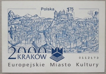 Cz. Słania Kraków 2000 cięty Blok 129A**