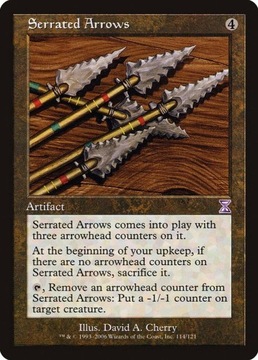 Serrated Arrows Magic MTG