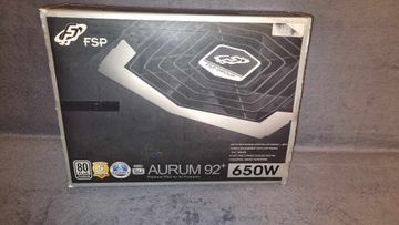 Zasilacz komputerowy FSP Aurum 92+ 650W platinum