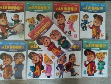 Płyty bajki dvd Alvin i wiewiórki 