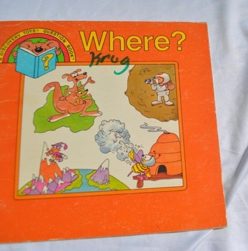 WHERE? QUESTION BOOK A DISCOVERY angielski dzieci