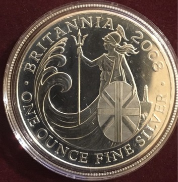 Britannia 2008, 1 uncja srebra