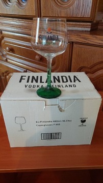 Finlandia Copa Glass Botanical Kieliszki Do Drinków Martini 6 Sztuk 480 ml