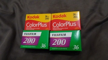 Kodak ColorPlus, Fujifilm 200, 4x36 klatek
