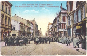 ŁÓDŹ- Wojna 1914/16 Die Wachtparade..1920 Kraków